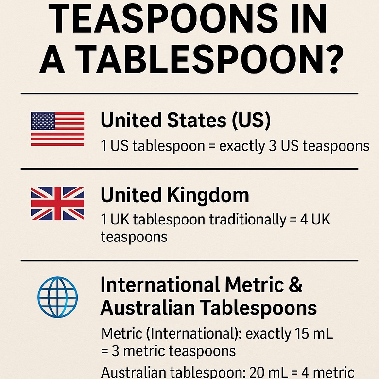 How Many Teaspoons In A Tablespoon