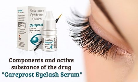 Careprost eyelash serum makes eyelashes grow