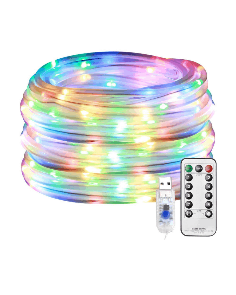33' Dimmable Multi-Colored LED Rope Light
