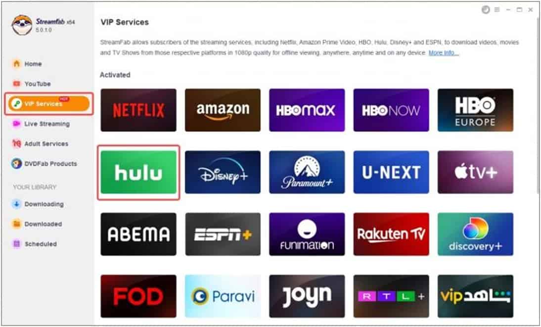StreamFab Hulu Downloaders