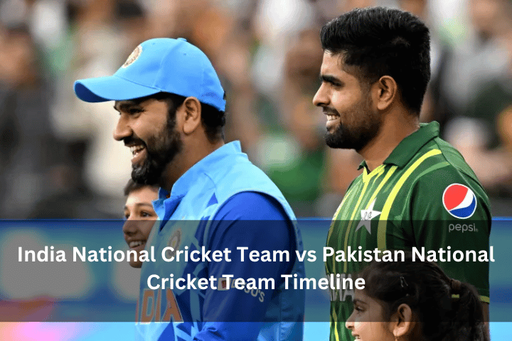 India National Cricket Team vs Pakistan National Cricket Team Timeline