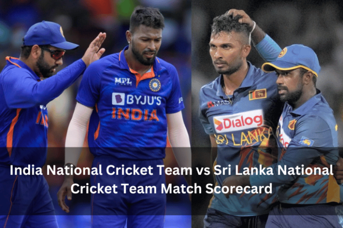 India National Cricket Team vs Sri Lanka National Cricket Team Match Scorecard