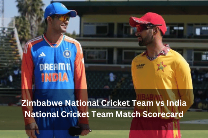 Zimbabwe National Cricket Team vs India National Cricket Team Match Scorecard