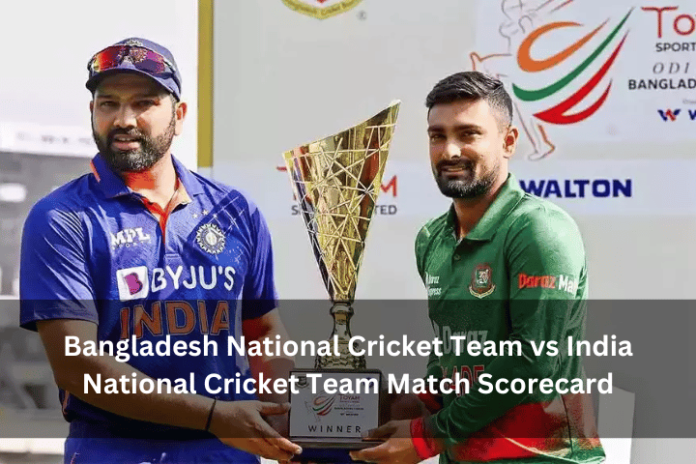 Bangladesh National Cricket Team vs India National Cricket Team Match Scorecard