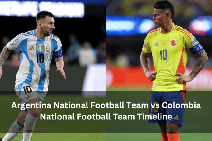 Argentina National Football Team vs Colombia National Football Team Timeline