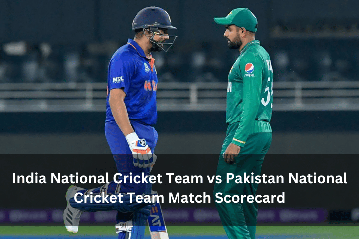 India National Cricket Team vs Pakistan National Cricket Team Match Scorecard