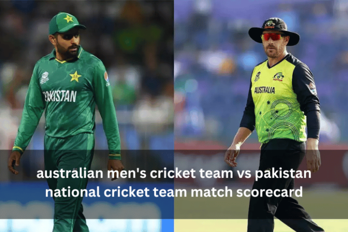 Australian Men's Cricket Team vs Pakistan National Cricket Team Match Scorecard