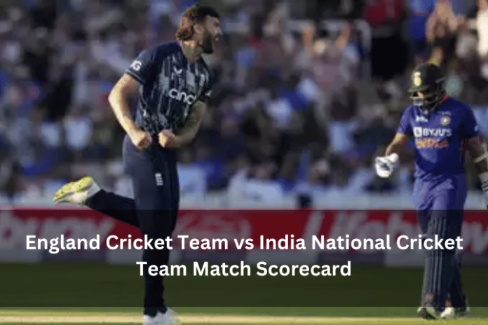 England Cricket Team vs India National Cricket Team Match Scorecard