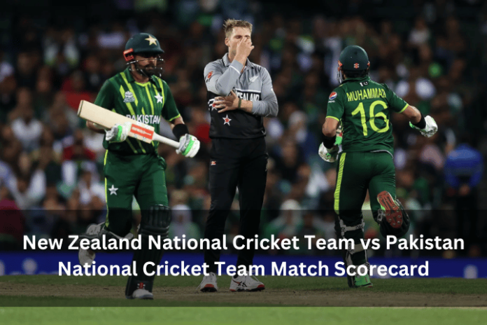 New Zealand National Cricket Team vs Pakistan National Cricket Team Match Scorecard