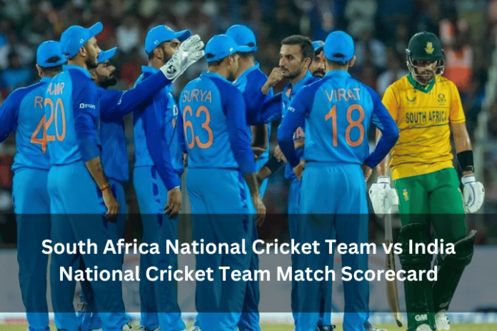 South Africa National Cricket Team vs India National Cricket Team Match Scorecard