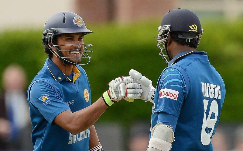 Sri Lanka’s Stars Dinesh Chandimal and Angelo Mathews