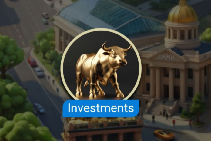 A dynamic image capturing diverse investment opportunities from real estate to niche markets like hamster breeding and digital content creation, showcasing financial growth potential.