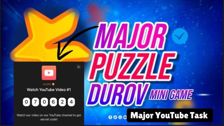 Major-Puzzle-Durov-Daily-Video-Code today