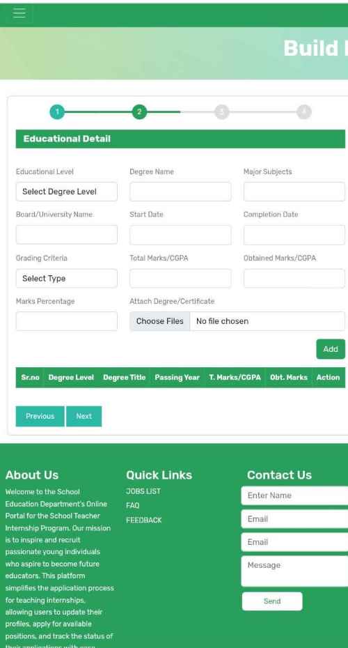 STI-Portal- Qualification Form