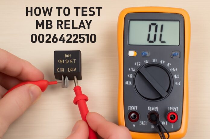 how to test mb relay 0025422310 how to test mb relay 0025422310
